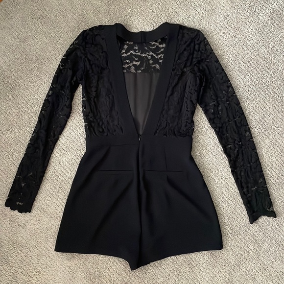 Parker Black Clancy Romper - Picture 5 of 8